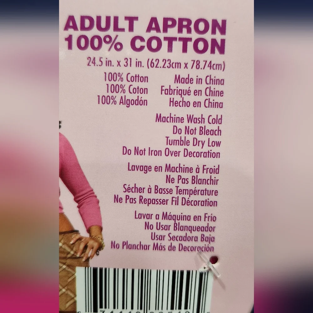 NWT Mean Girls adult pink apron
